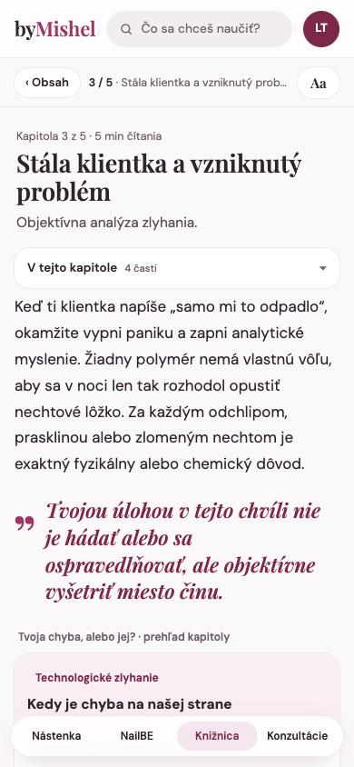 Ukážka: kapitola Stála klientka a vzniknutý problém